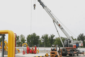 Crane Operation Area Intrusion Recognition